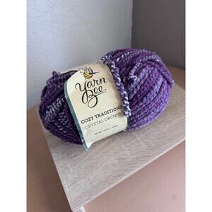 Yarn Bee Cozy Traditions Crystal Orchid Super Bulky Yarn – 10.5 oz, 220 yd